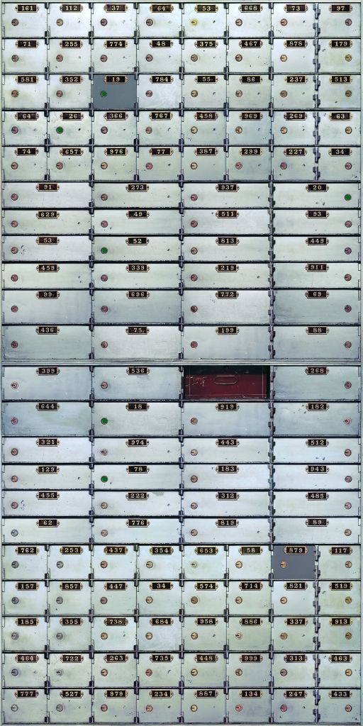 Nicolas Grospierre, "Bank, box#2 B", 2009/2011, fotografia, 100 x 200 cm, photo courtesy uprzejmości BWA Warszawa